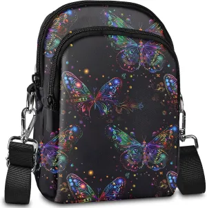 Crossbody Purse for Women Lightweight Small Crossbody Bag Waterproof Phone Wallet with Card Slots Adjustable Strap