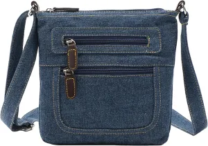 Crossbody Purses for Women Trendy Denim Small Cross Body Bag for Cell Phone Wallet