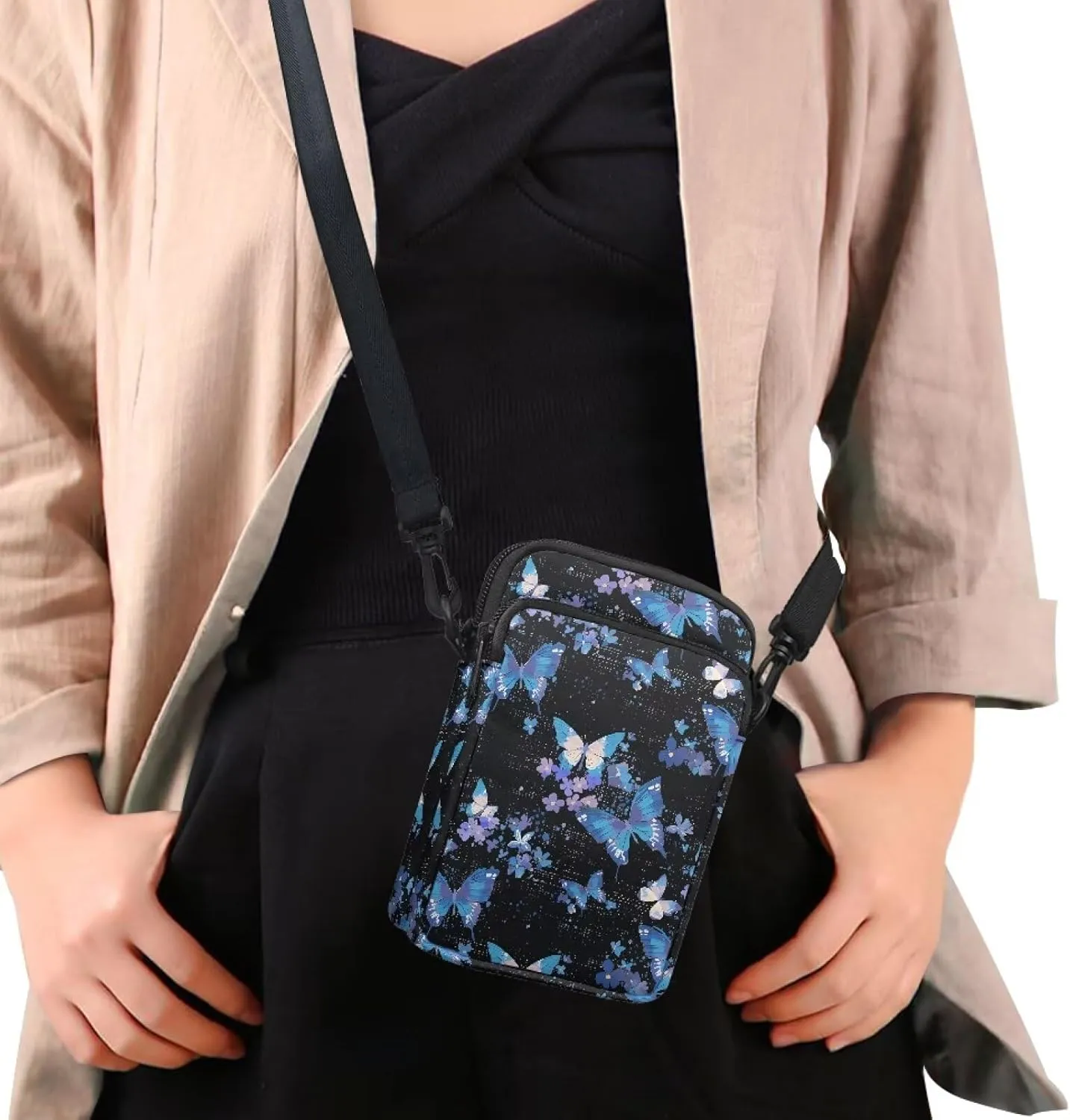 Crossbody Purses for Women with Adjustable Strap Mini Over Shoulder Handbag Purse Wallet Phone Bag