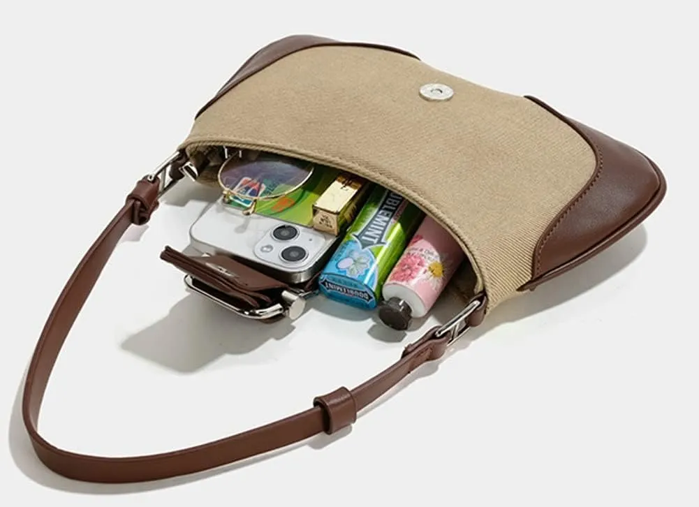 Crossbody Shoulder Bag for Women Chic Tote Handbag Mini Clutch Purse PU Leather Messenger Bag Evening Satchel Bag