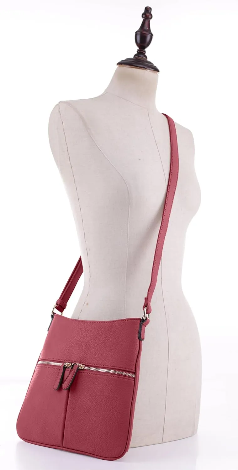 Crossbody Travel Bag, Adjustable Strap, Multiple Pockets