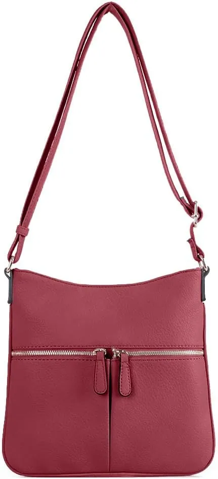 Crossbody Travel Bag, Adjustable Strap, Multiple Pockets