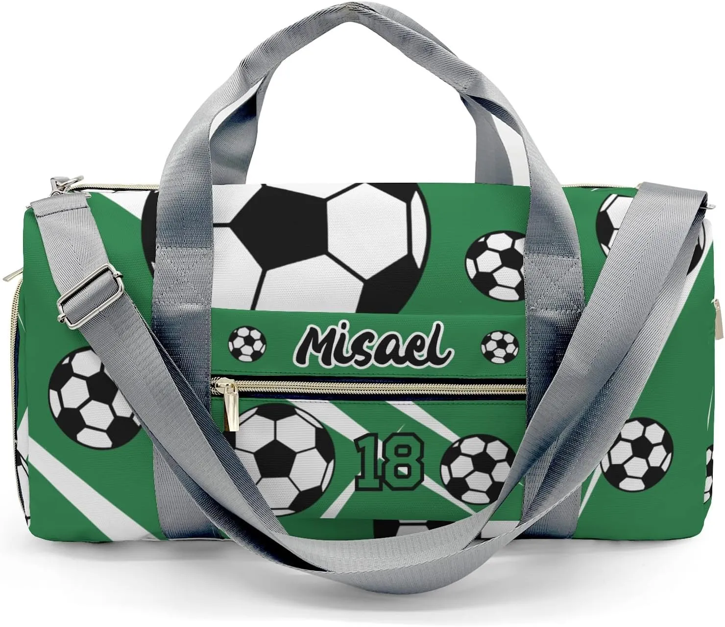 Custom Duffel Bag Sport Travel Bags Soccer Team Player Carry On Luggage Bags Personalized Duffle Bag Gifts