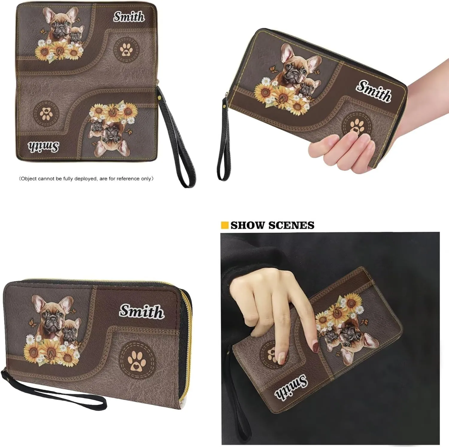 Customized Women Handbags Wallet Sets Leather Shoulder Bags Top Handle Satchel Tote Bag with Matching Wallet