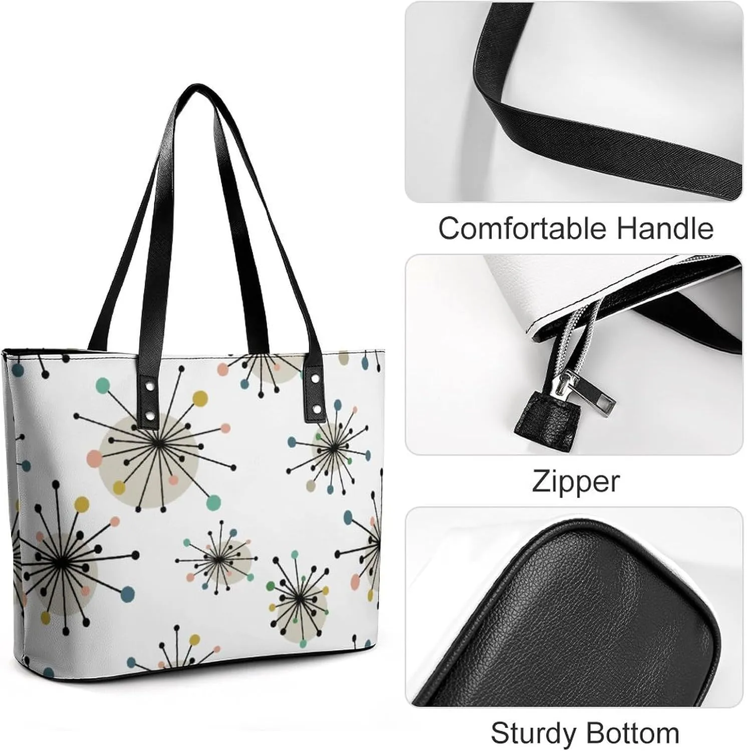 Cute AutismAwareness A Leather Handbag with Large Capacity And Portability
