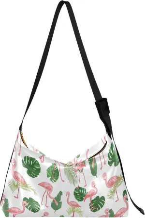 Cute Brown Sloth Beige Leather Hobo Handbags Women Large Purse Crossbody Art Animal Print Womens Fall Purses