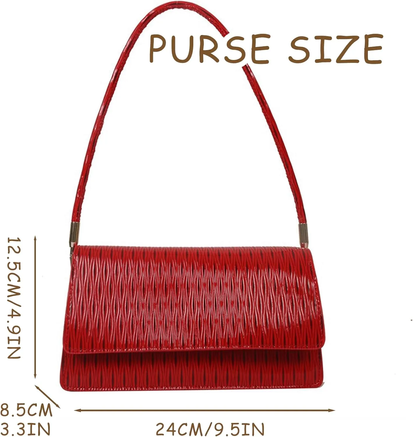 Cute Purse Small Bag Chic Mini Purses Retro Classic Elegance Sleek Minimalist French Vintage Handbag