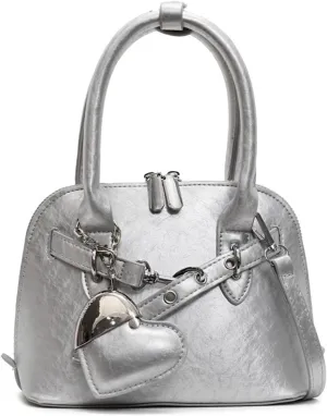 Cute Purse Small Heart Charm Y2K Grunge Bag Mini Purses Retro French Edgy Punk Vintage Handbag