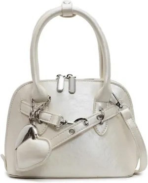 Cute Purse Small Heart Charm Y2K Grunge Bag Mini Purses Retro French Edgy Punk Vintage Handbag