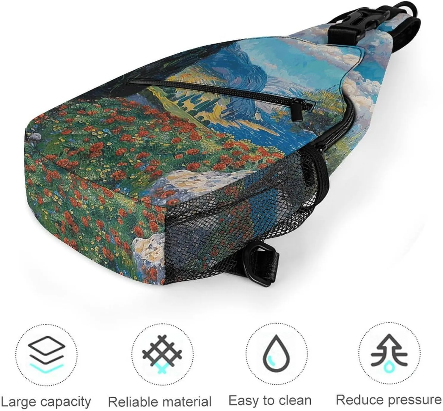 Cypress Trees Outdoors Sling Bag Crossbody Bags Cross Body Bag Fanny Packs Chest Bags Sling Purses for Travel
