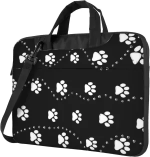 Dalmatian Dog Laptop Shoulder Bag ​for Men Women, Computer Carrying Case Messenger Bag with Strap