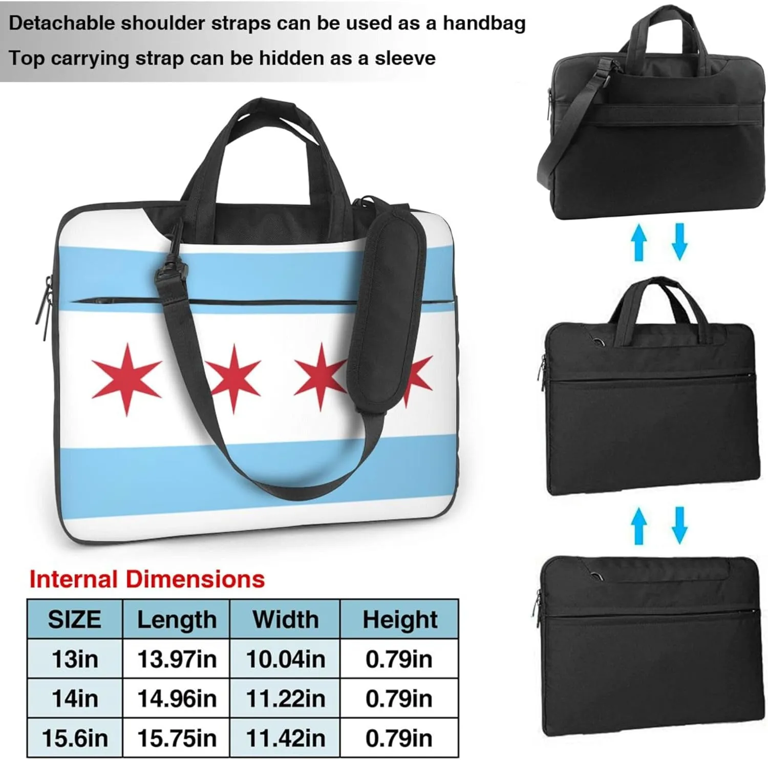 Dalmatian Dog Laptop Shoulder Bag ​for Men Women, Computer Carrying Case Messenger Bag with Strap