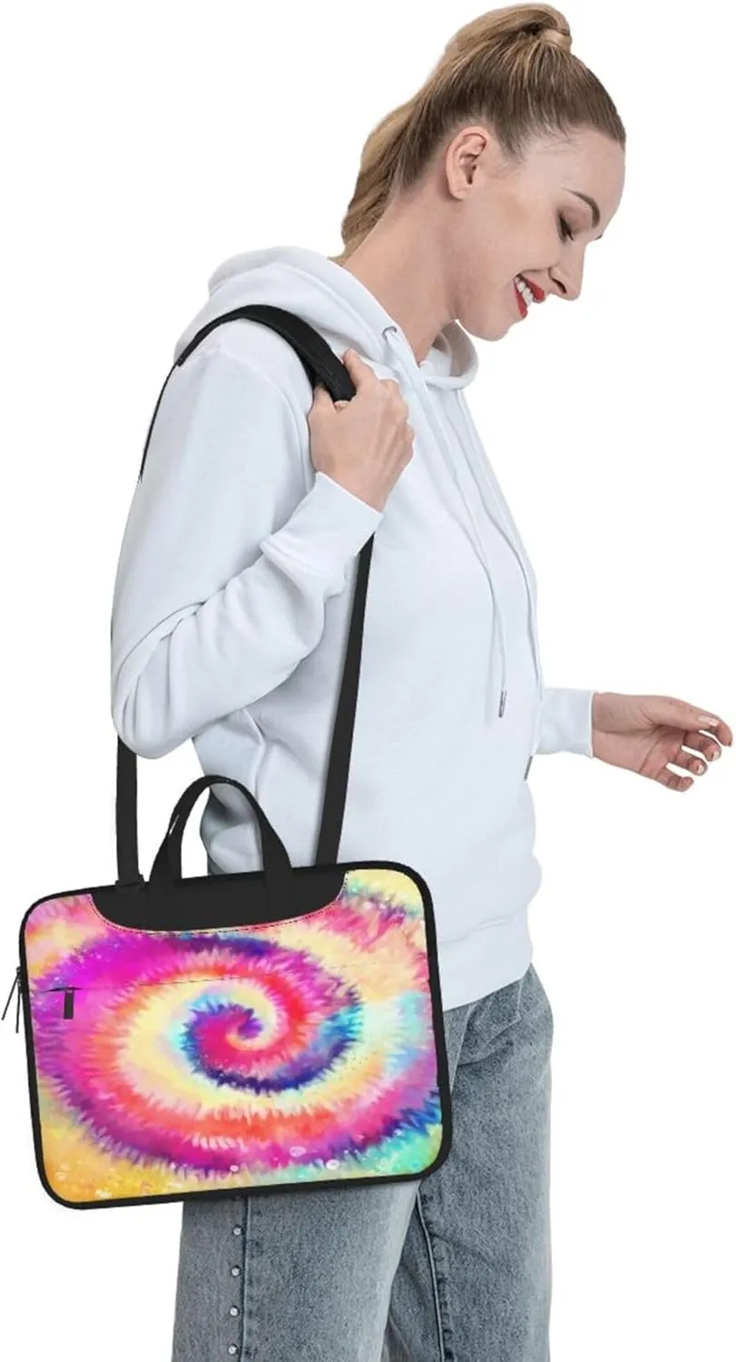 Dalmatian Dog Laptop Shoulder Bag ​for Men Women, Computer Carrying Case Messenger Bag with Strap