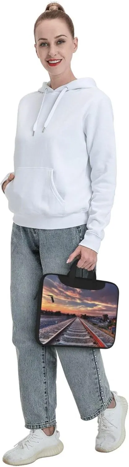Dalmatian Dog Laptop Shoulder Bag ​for Men Women, Computer Carrying Case Messenger Bag with Strap