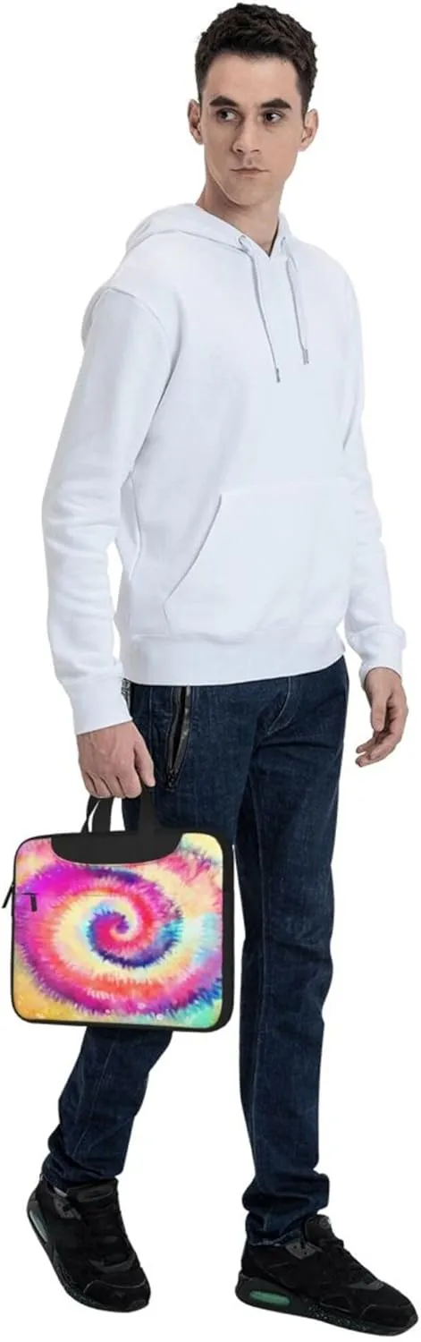 Dalmatian Dog Laptop Shoulder Bag ​for Men Women, Computer Carrying Case Messenger Bag with Strap
