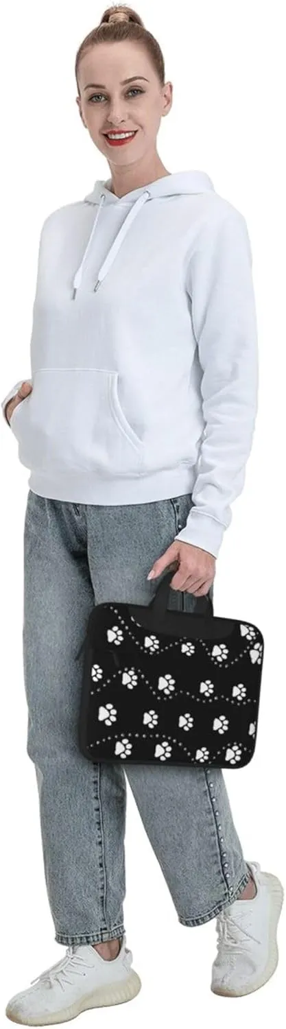 Dalmatian Dog Laptop Shoulder Bag ​for Men Women, Computer Carrying Case Messenger Bag with Strap