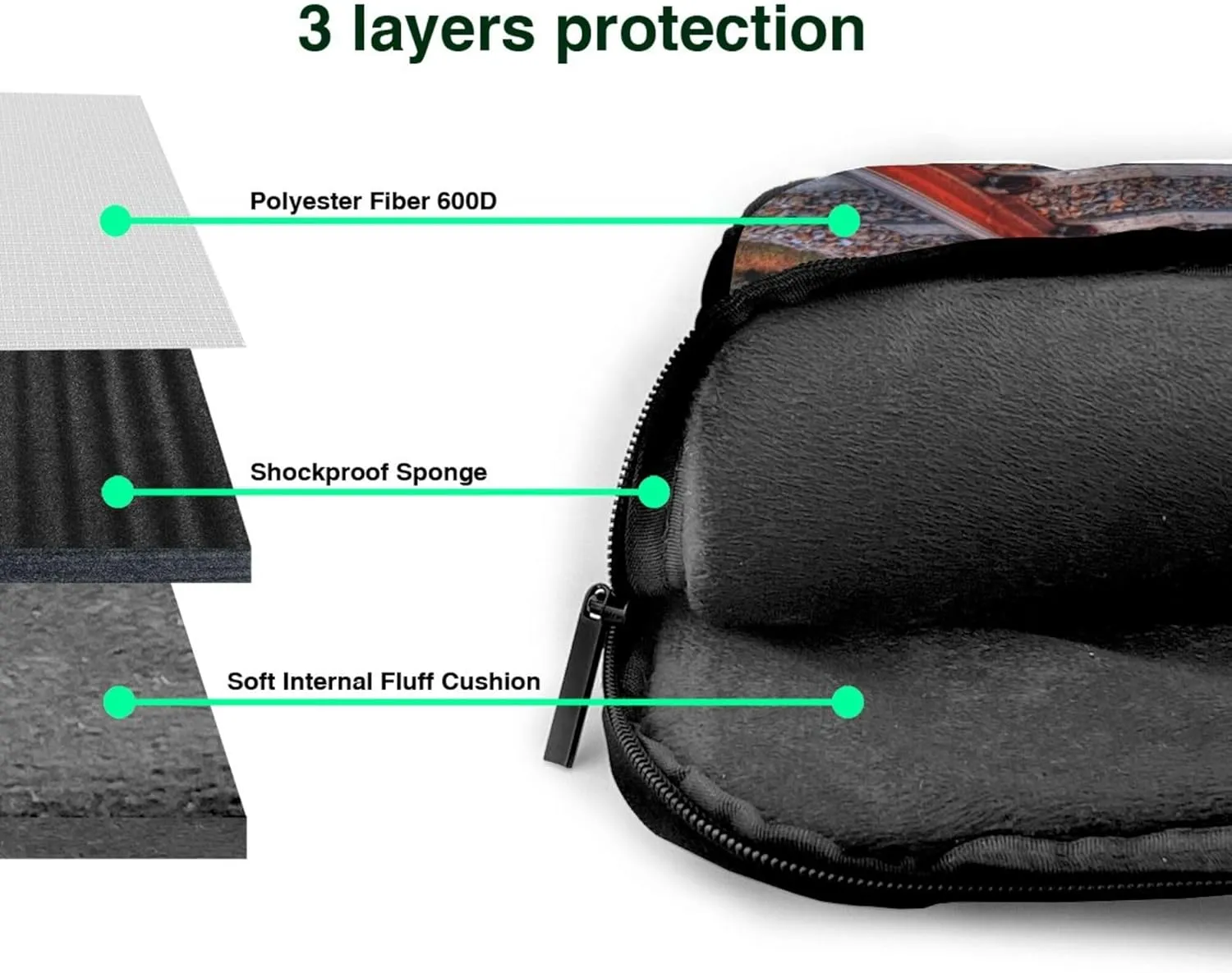 Dalmatian Dog Laptop Shoulder Bag ​for Men Women, Computer Carrying Case Messenger Bag with Strap