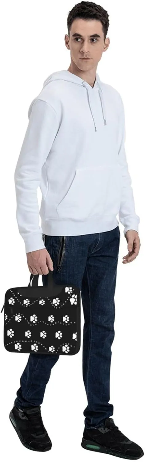 Dalmatian Dog Laptop Shoulder Bag ​for Men Women, Computer Carrying Case Messenger Bag with Strap
