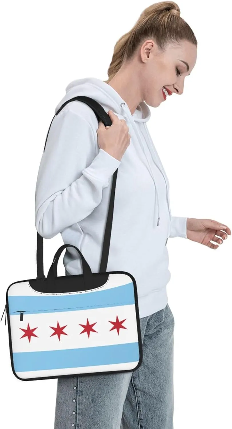 Dalmatian Dog Laptop Shoulder Bag ​for Men Women, Computer Carrying Case Messenger Bag with Strap
