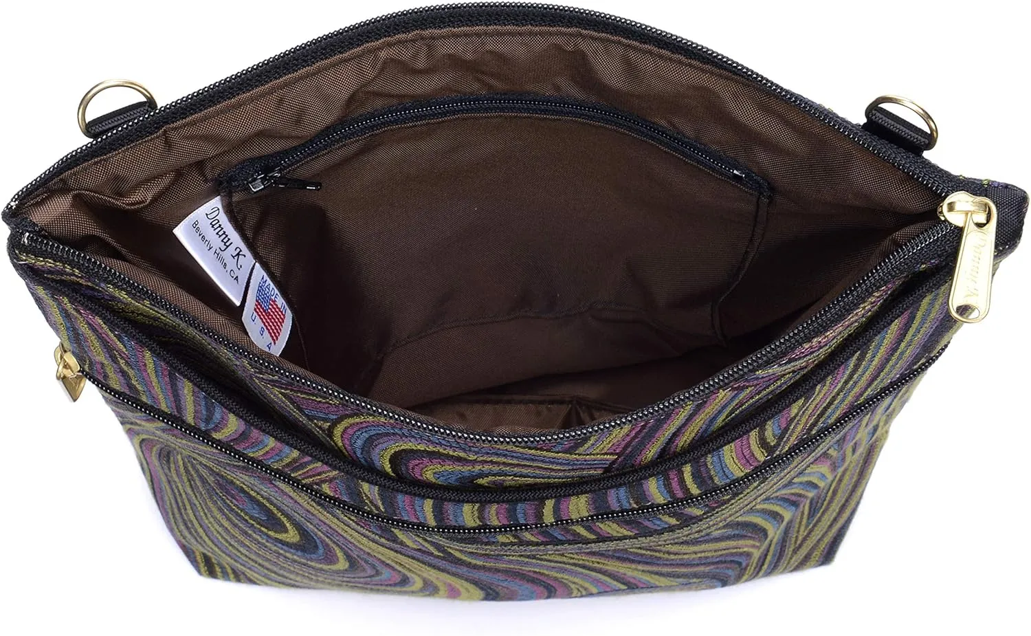 Danny K. Women's Tapestry Bag Crossbody Handbag, Maggie Purse Handmade in the USA