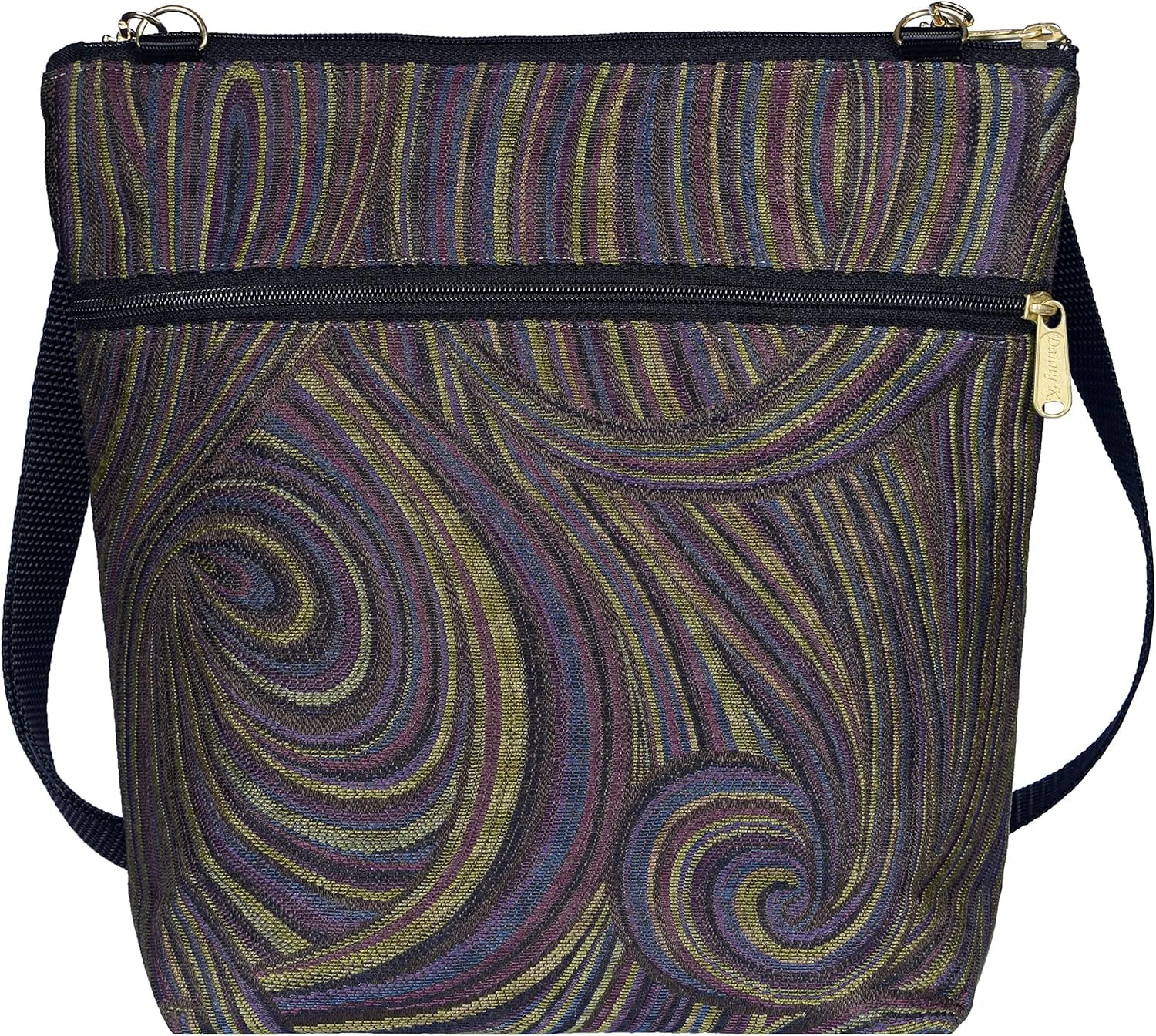Danny K. Women's Tapestry Bag Crossbody Handbag, Maggie Purse Handmade in the USA