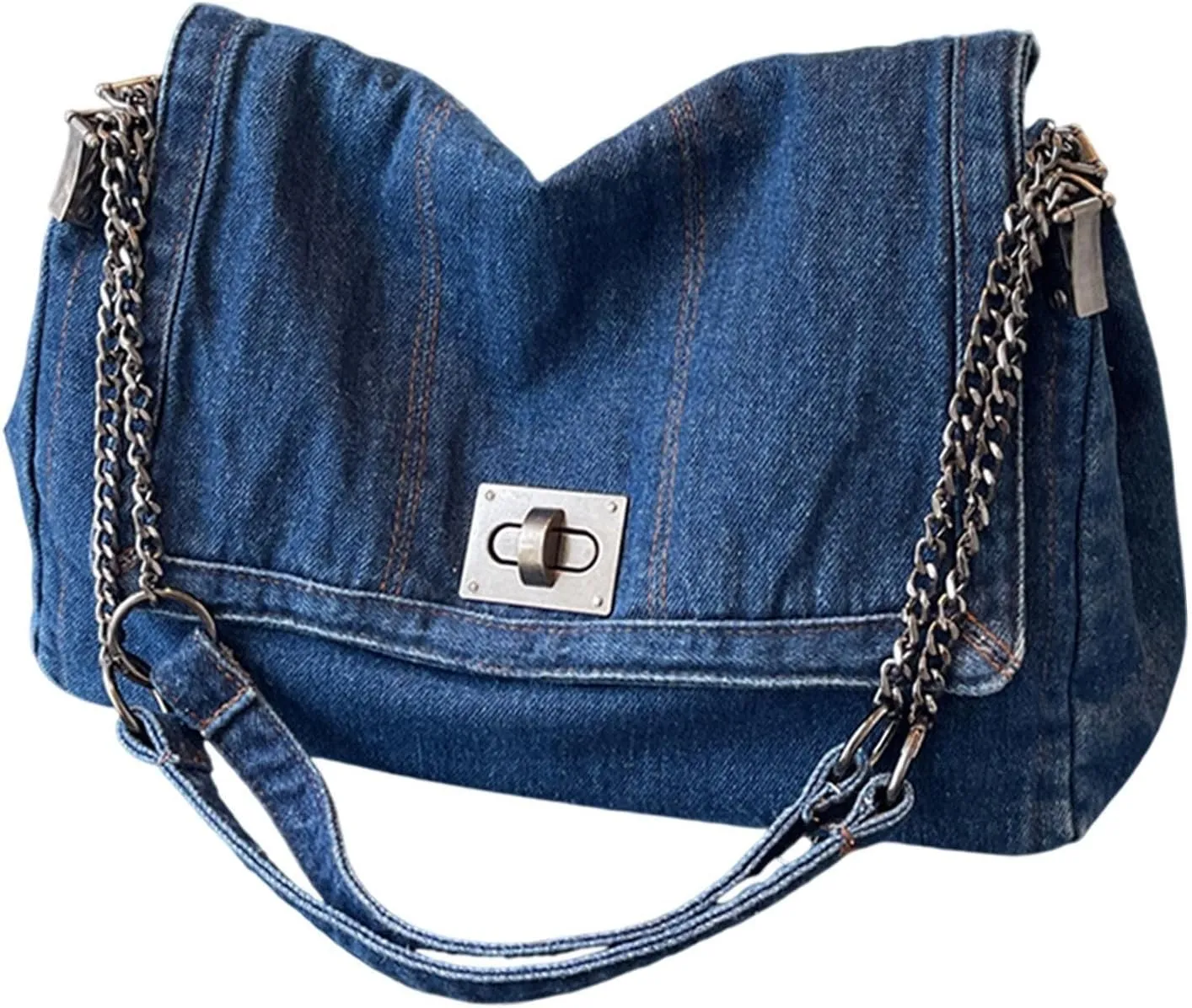 Denim Shoulder Bag for Women Casual Handbag for Outdoor Wedding Birthday Party