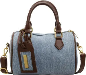 Denim Vintage Bag Women, Shoulder Pillow Bag, Casual Hundred Commuter Tote Crossbody