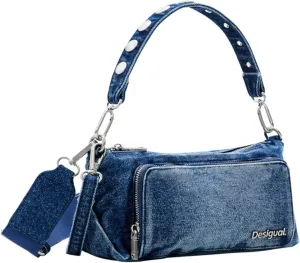 Desigual Accessories Denim Across Body Bag, Blue