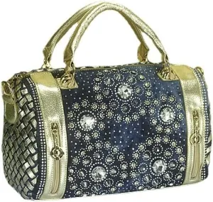 Diamond Denim Women Crossbody Bags Fashion Purse Jeans Handbag Designer Shoulder Bag Ladies Tote Bag