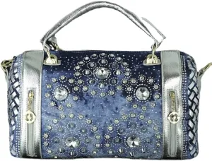 Diamond Denim Women Crossbody Bags Fashion Purse Jeans Handbag Designer Shoulder Bag Ladies Tote Bag