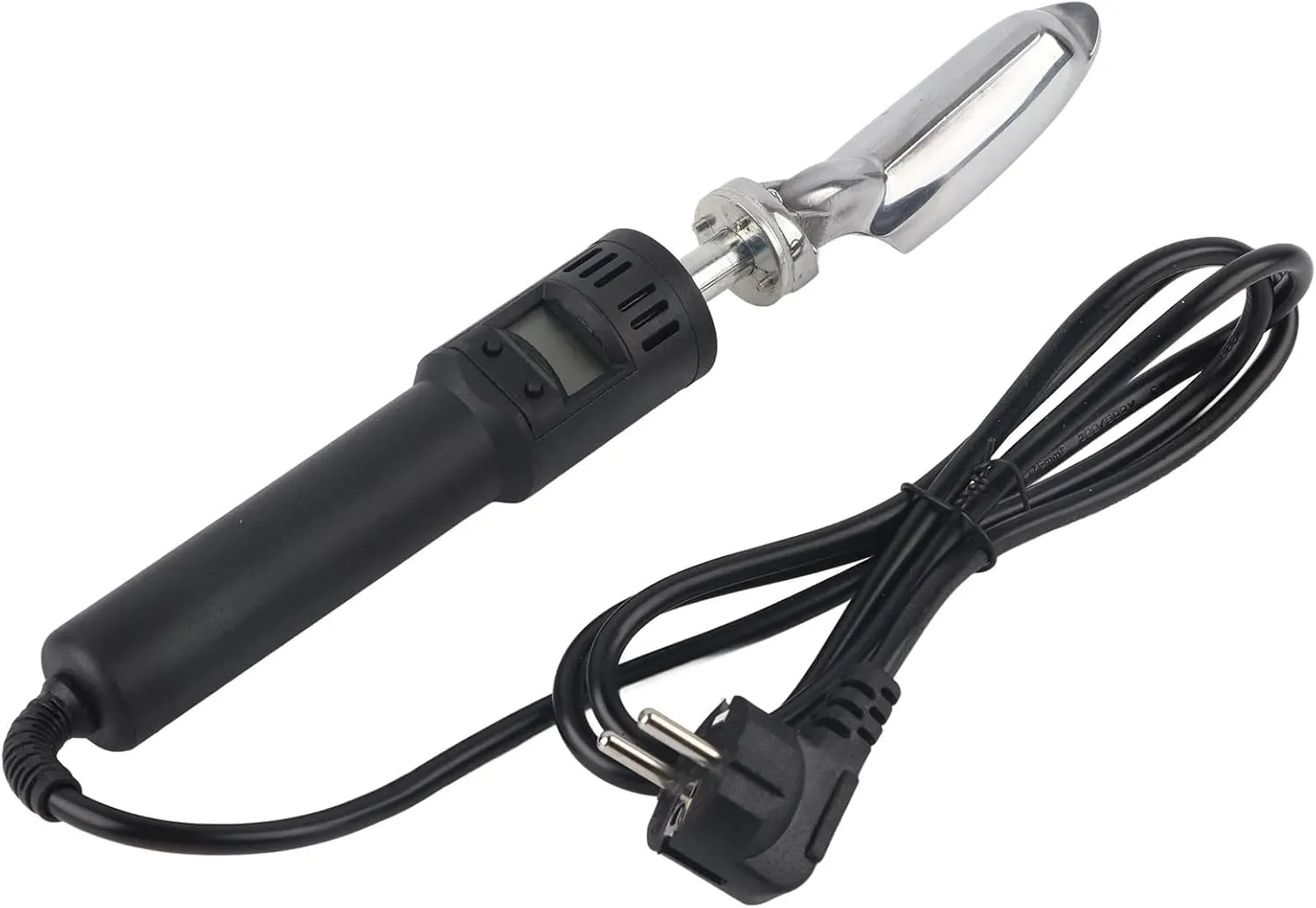 Digital Display Mini Leather Iron, Leather Wrinkle Removal Electric Iron, 50-300℃ Temperature Adjustable, for Craft Leather Repair, Shoes Bag Crease Removal