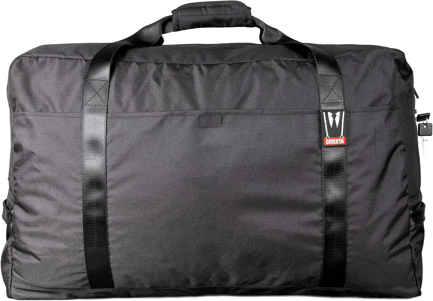 DIME BAGS Cleaner | Large Carbon-Lined Duffle Bag | Lockable Zippered Bag (Black)