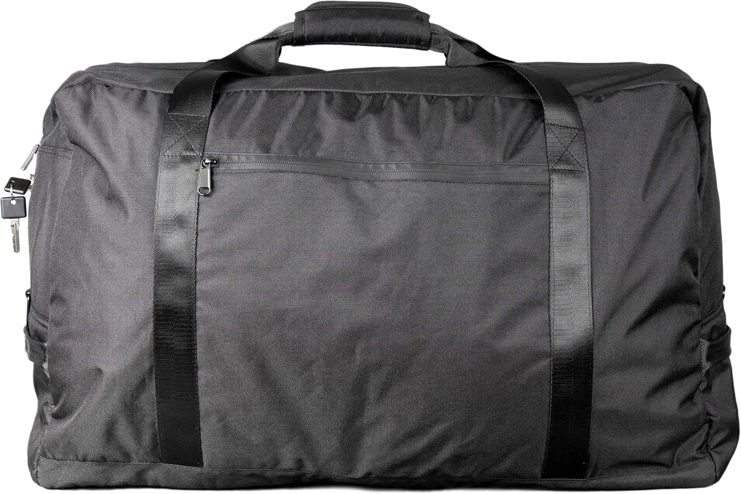 DIME BAGS Cleaner | Large Carbon-Lined Duffle Bag | Lockable Zippered Bag (Black)