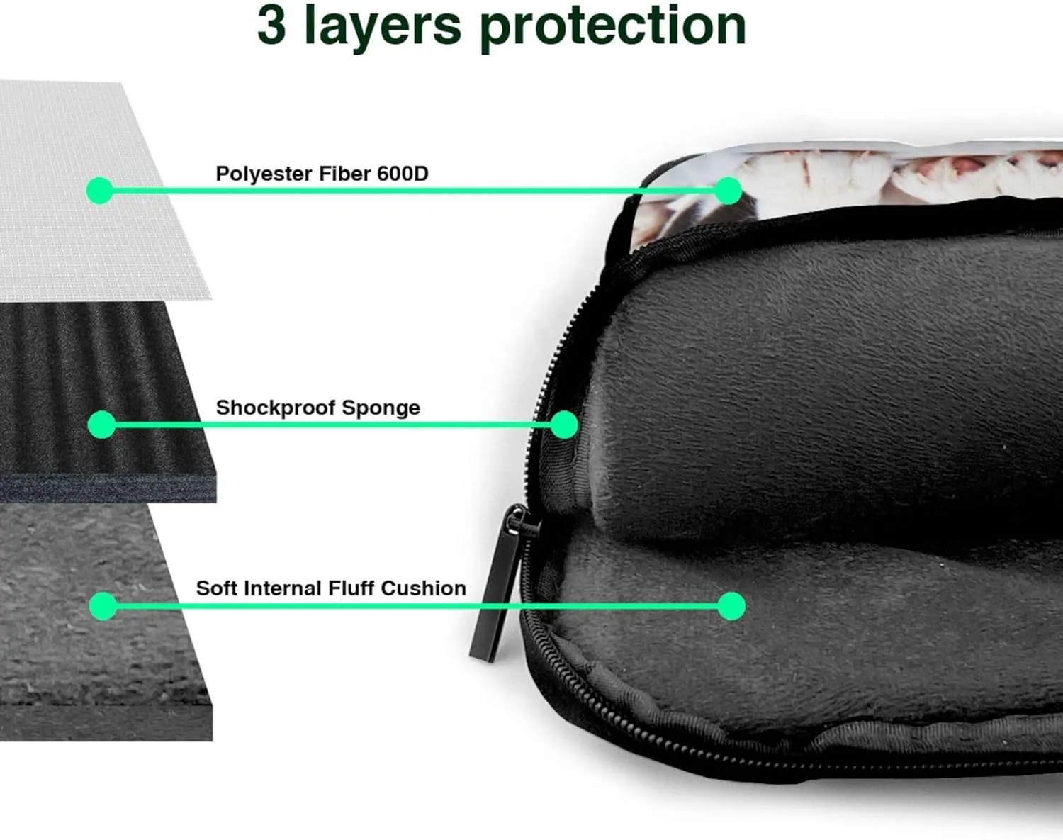 Dog And Wolf Design Laptop Shoulder Bag ​for Men Women, Computer Carrying Case Messenger Bag with Strap