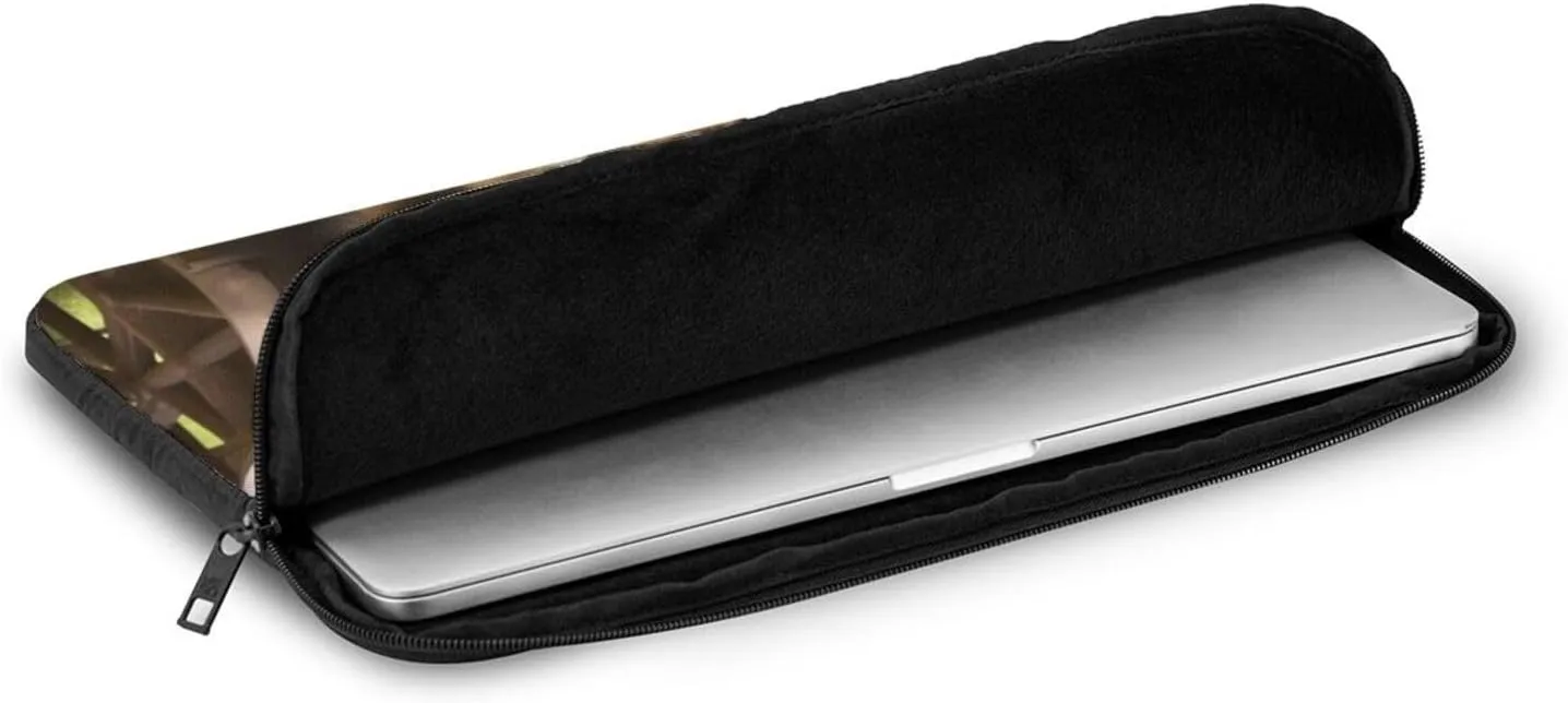 Dog Family Laptop Case 17 inch, Shockproof Protective Computer Sleeve Cover Water Resistant Laptop Bag Carrying Tablet Cover Briefcase Handbags Gifts for Men Women