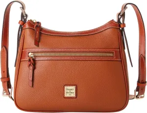 Dooney & Bourke Women's Presley Crossbody in Pebble Grain Leather, Medium Sized Handbag with Adjustable Shoulder Strap
