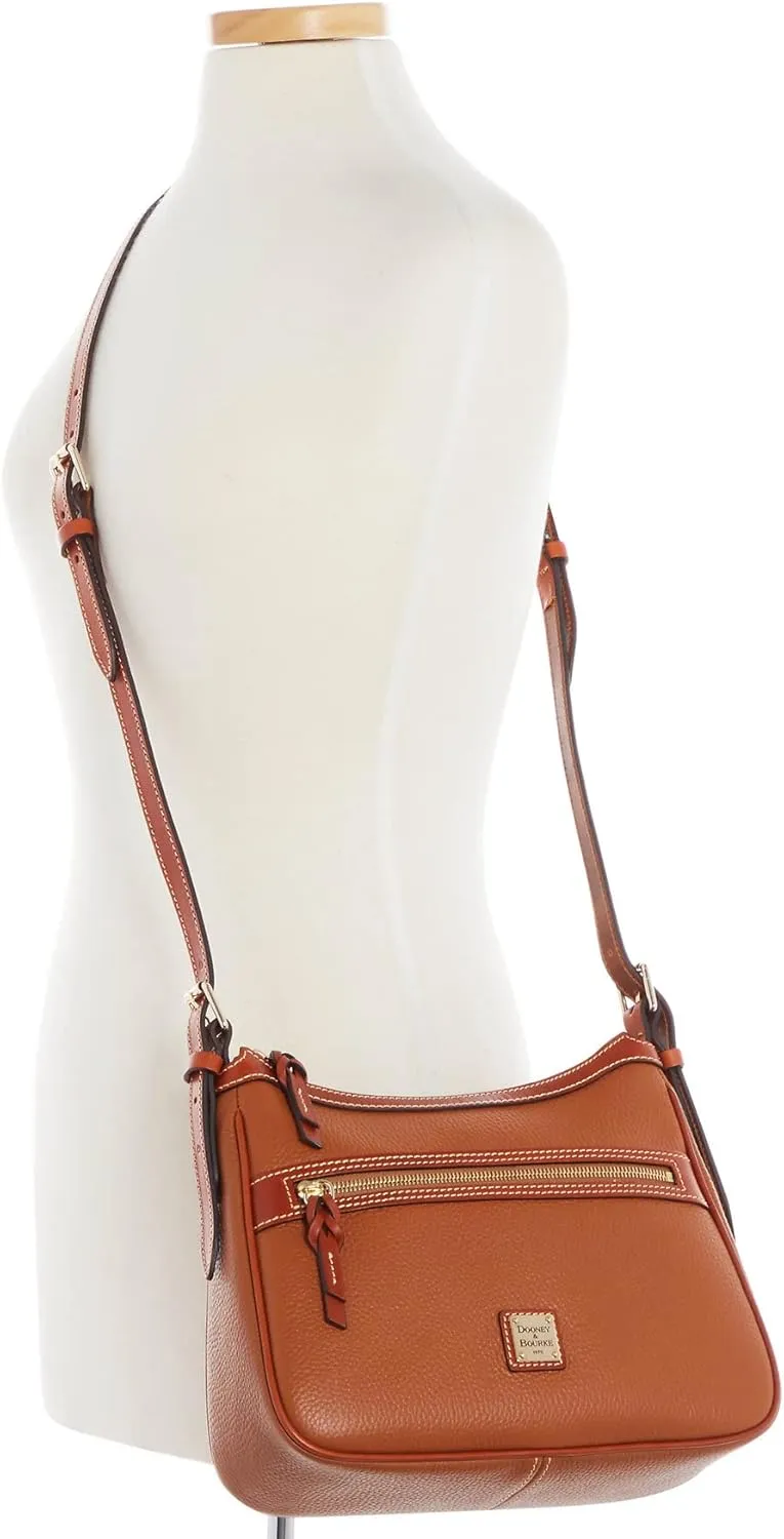 Dooney & Bourke Women's Presley Crossbody in Pebble Grain Leather, Medium Sized Handbag with Adjustable Shoulder Strap