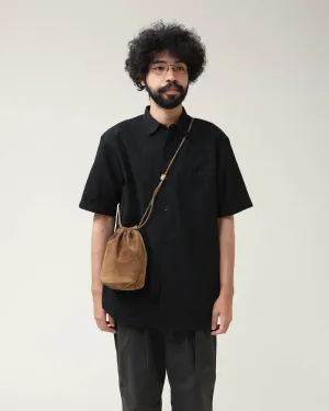 DRAWSTRING POUCH PIG SUEDE