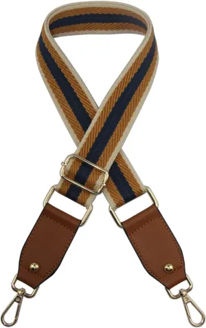 Duwi Wide Handbag&Purse Strap Jacquard Woven Guitar Style Replacement Strap Multicolor Canvas Adjustable Crossbody Bag Strap