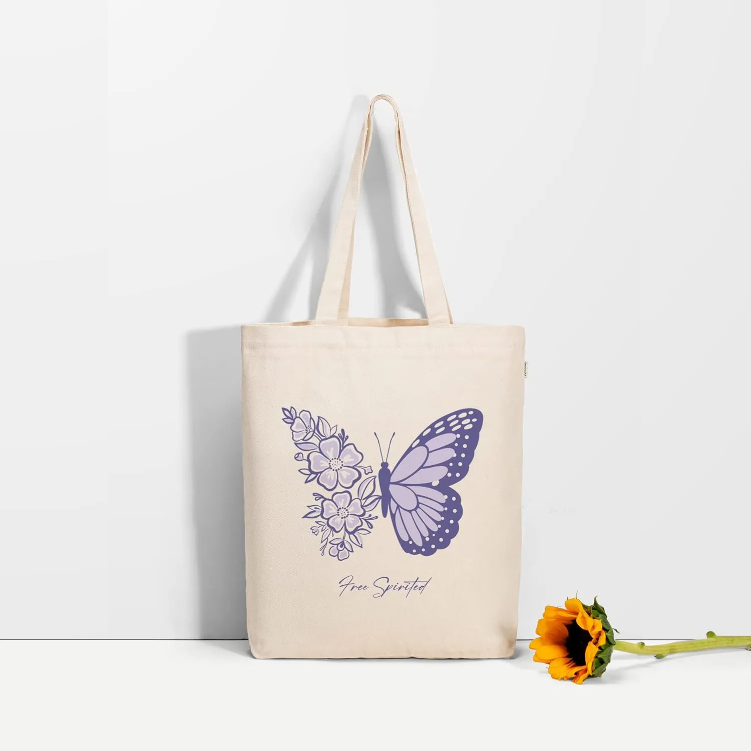 Eco Right Aesthetic Canvas Tote Bag for Women Zippered Closure, Beach, Shopping, Travel, Gifts for womens tote bag