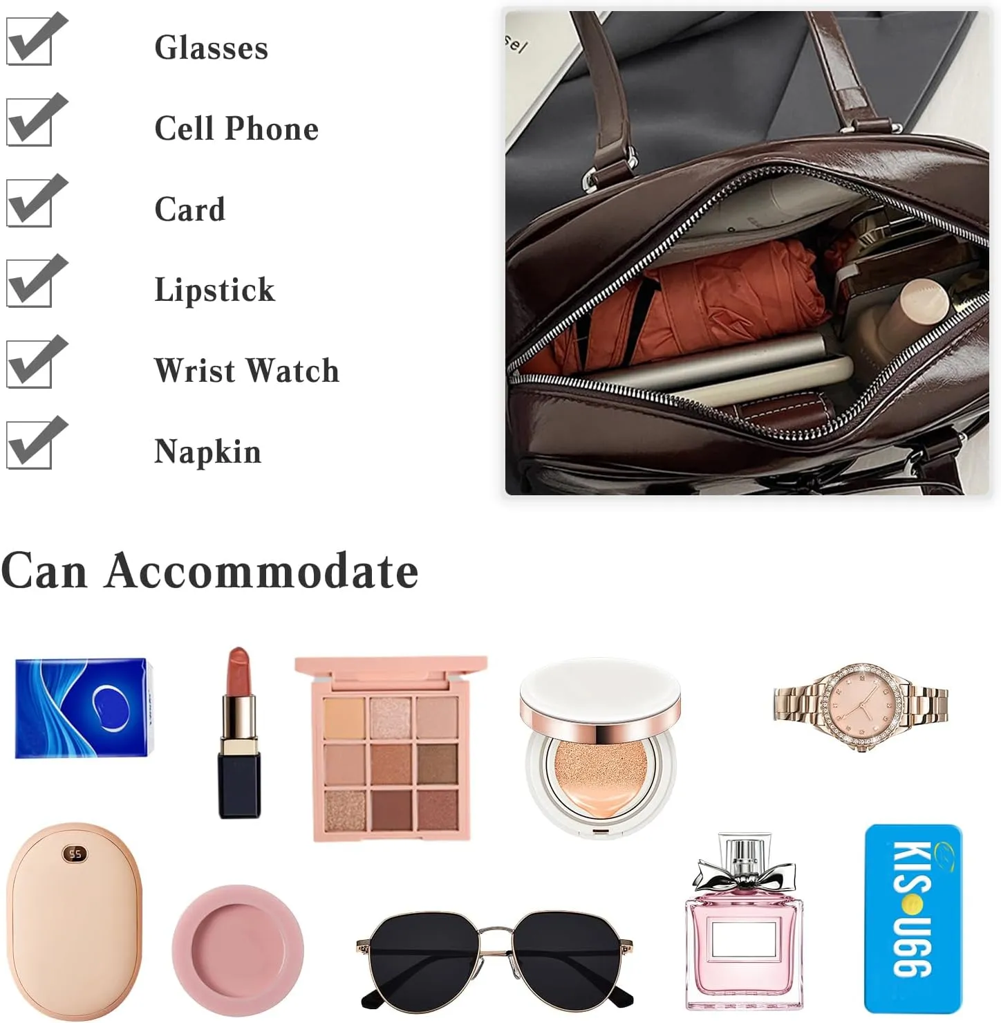 Elegant Handbag for Women PU Leather Shoulder Bag Waterproof Top Handle Bag Fashion Hobo Bag Ladies Tote Bag