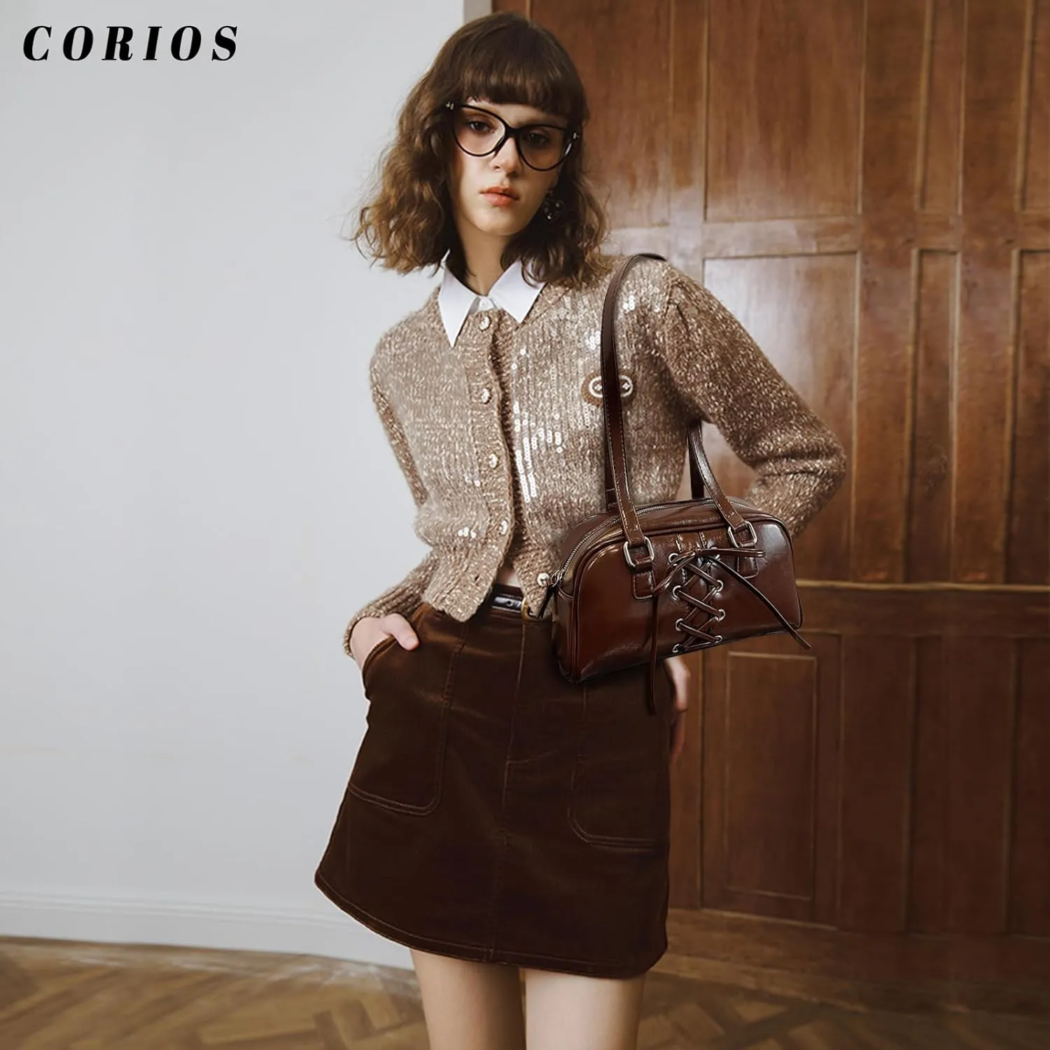 Elegant Handbag for Women PU Leather Shoulder Bag Waterproof Top Handle Bag Fashion Hobo Bag Ladies Tote Bag