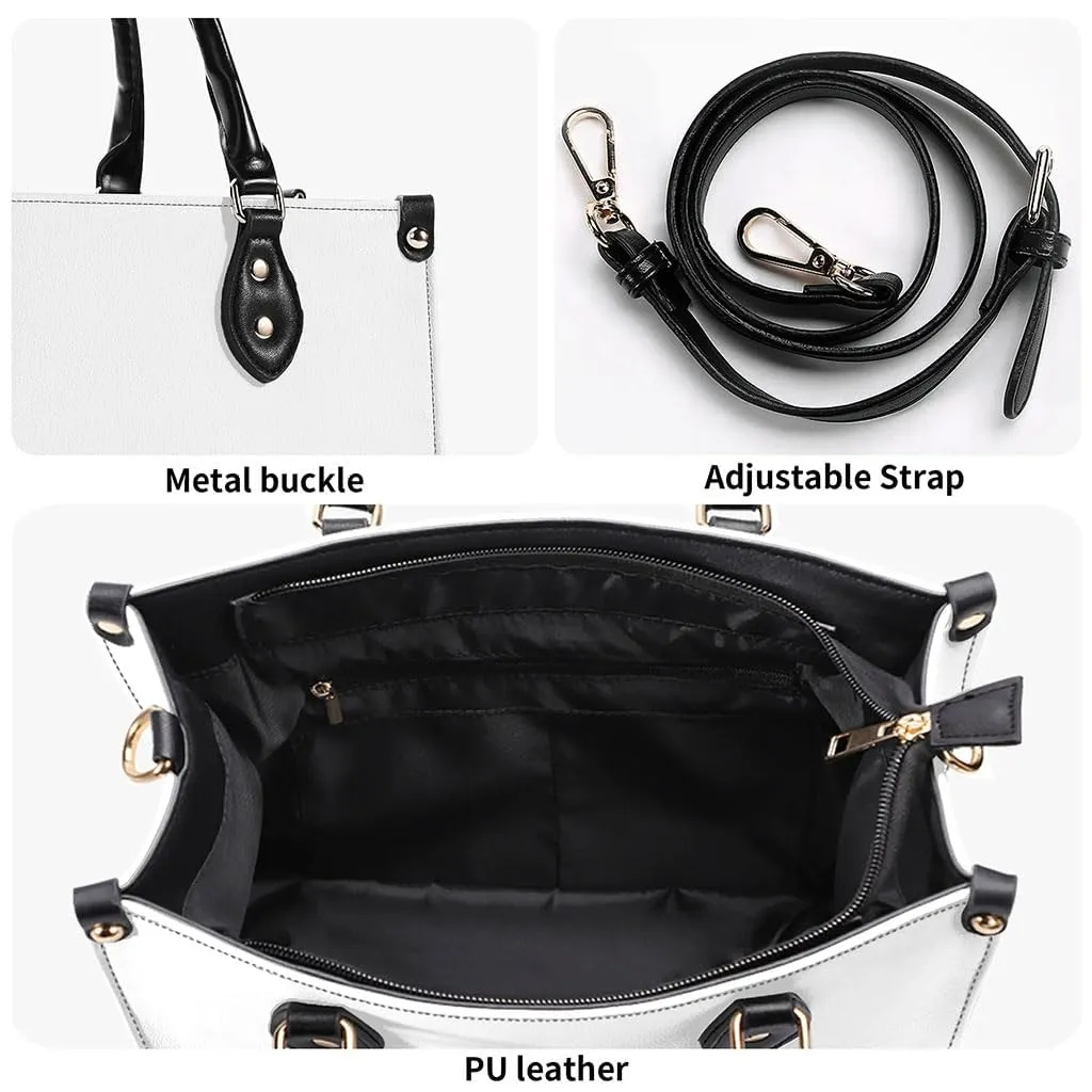 Elephant Leather Bag for Women, Cute Elephant Handbags Crossbody Purse Ladies Chic Satchel Shoulder Bag with Removable Strap, Flower Elephant Gift Idea for Girl Sister Friend Mom (Denim, 11.6"x8.3")