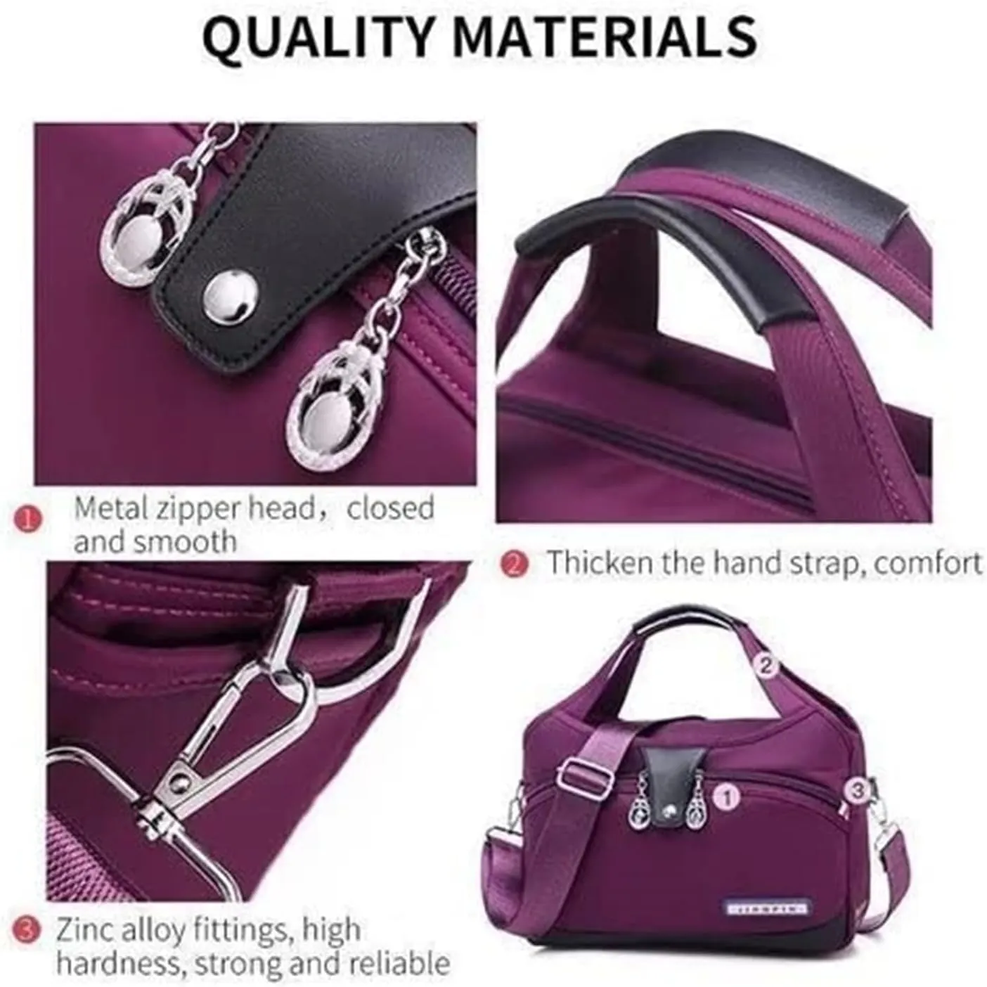 Emrefashion Bags, Women's Fashion Anti-Theft Handbag, Crossbody Bag, Shoulder Handbags, Waterproof Oxford Cloth (Camouflage Black,One size)