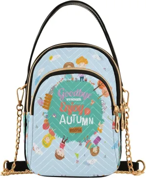 Enjoy Autumn Crossbody Handbags for Women Casual Leather Shoulder Phone Purse