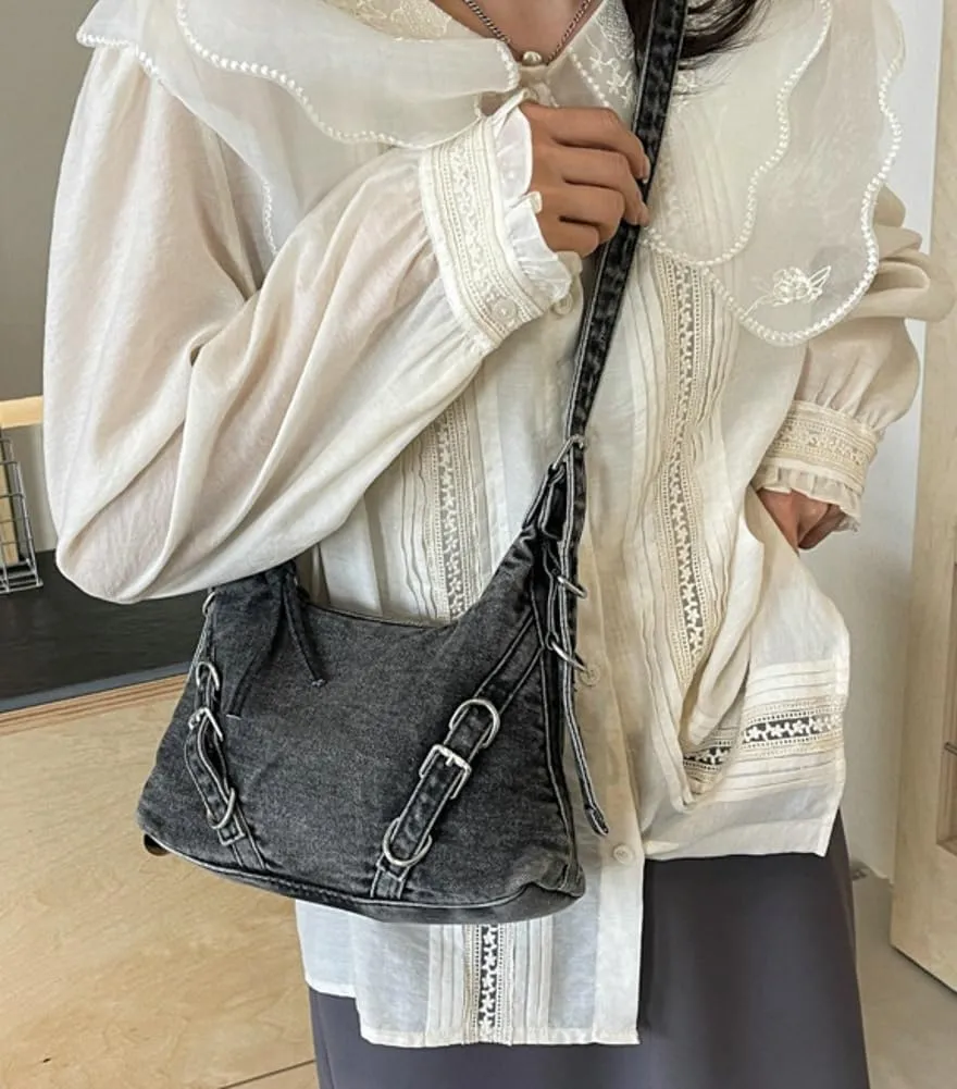 Epsion Denim Crossbody Bags for Women Small Soft Shoulder Handbags Ladies Clutch Jean Purses 2025