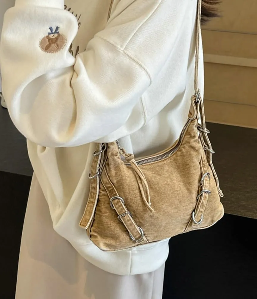 Epsion Denim Crossbody Bags for Women Small Soft Shoulder Handbags Ladies Clutch Jean Purses 2025