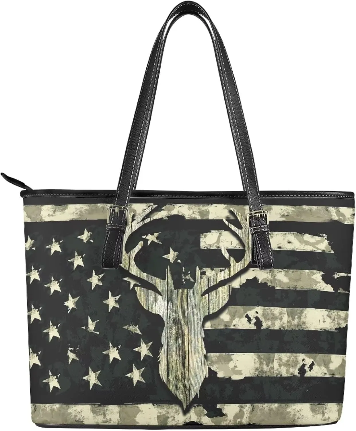 Eritanae Tote Bag for Women Large Capacity Shoulder Handbag Purse Water Resistant Daily Use