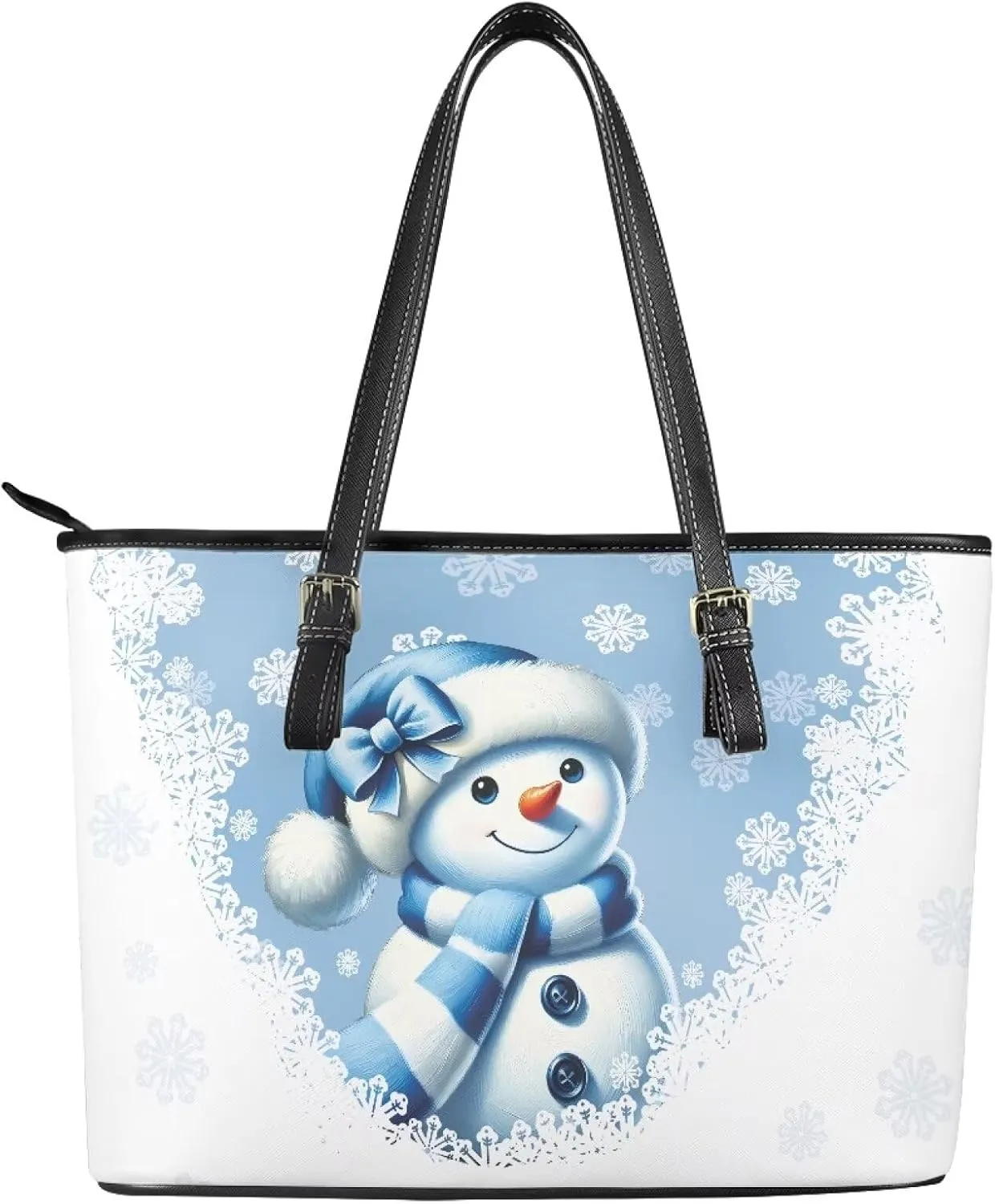Eritanae Tote Bag for Women Large Capacity Shoulder Handbag Purse Water Resistant Daily Use