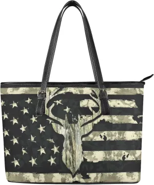 Eritanae Tote Bag for Women Large Capacity Shoulder Handbag Purse Water Resistant Daily Use